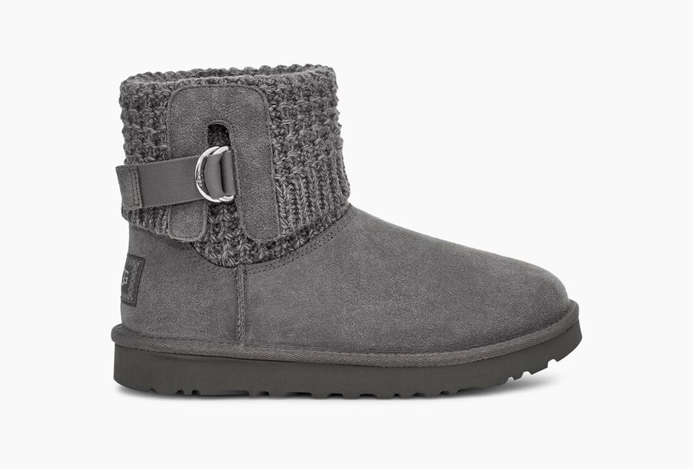 Ugg Classic Solene Mini - Womens Mini Boots - Grey - NZ (7865LSOAW)